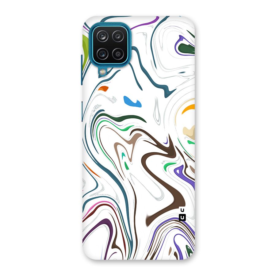 Marbled Printed Art Back Case for Galaxy M12