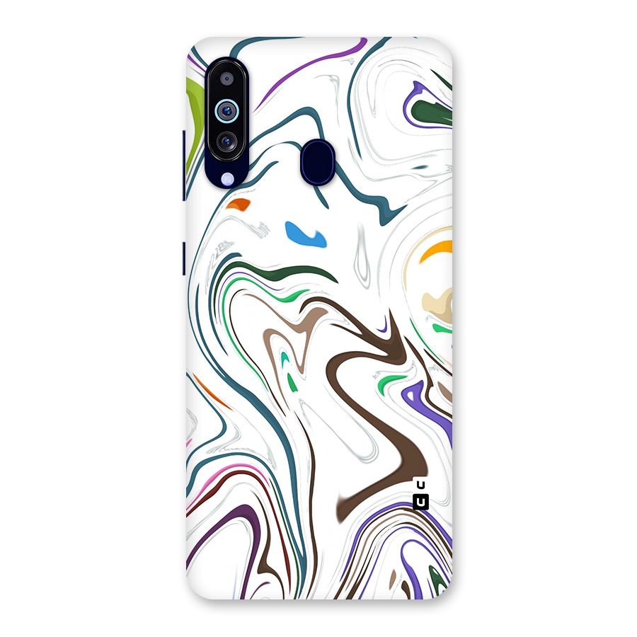 Marbled Printed Art Back Case for Galaxy M40