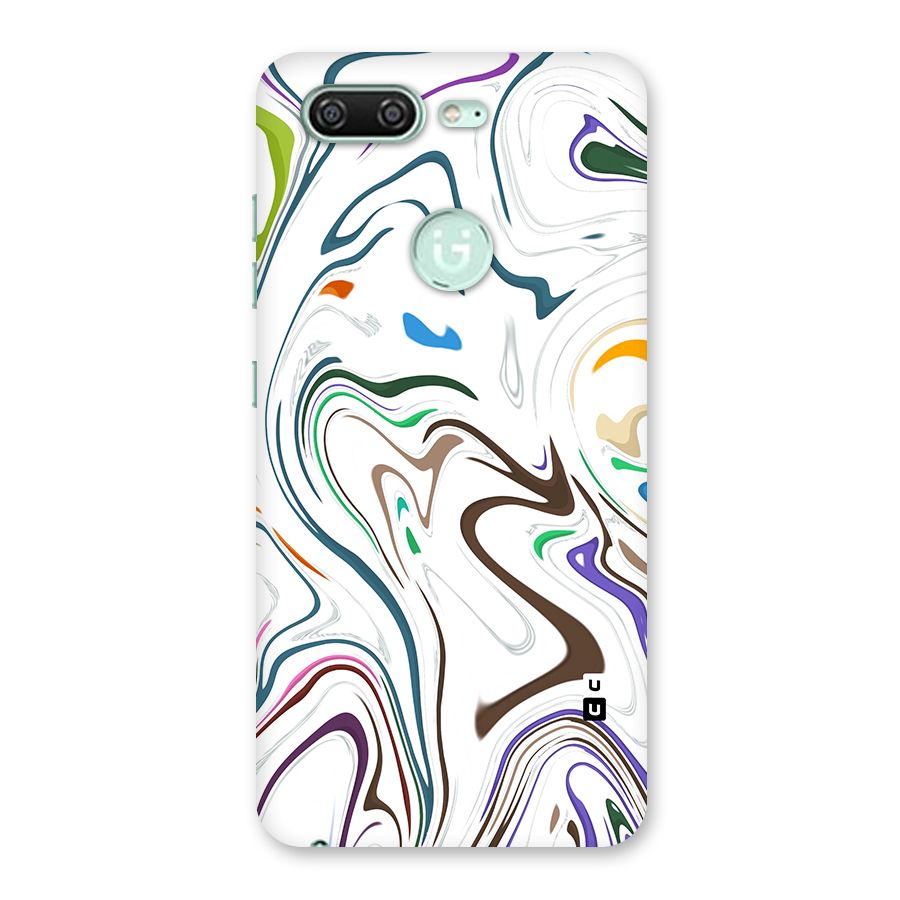Marbled Printed Art Back Case for Gionee S10