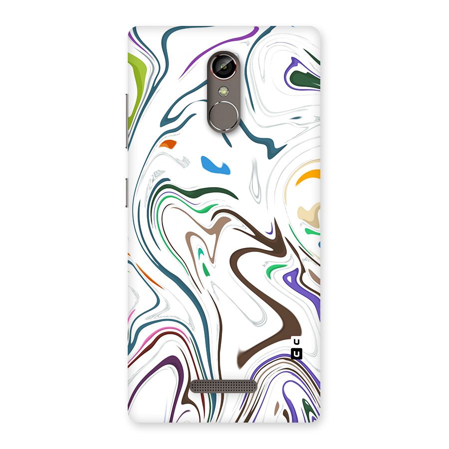 Marbled Printed Art Back Case for Gionee S6s
