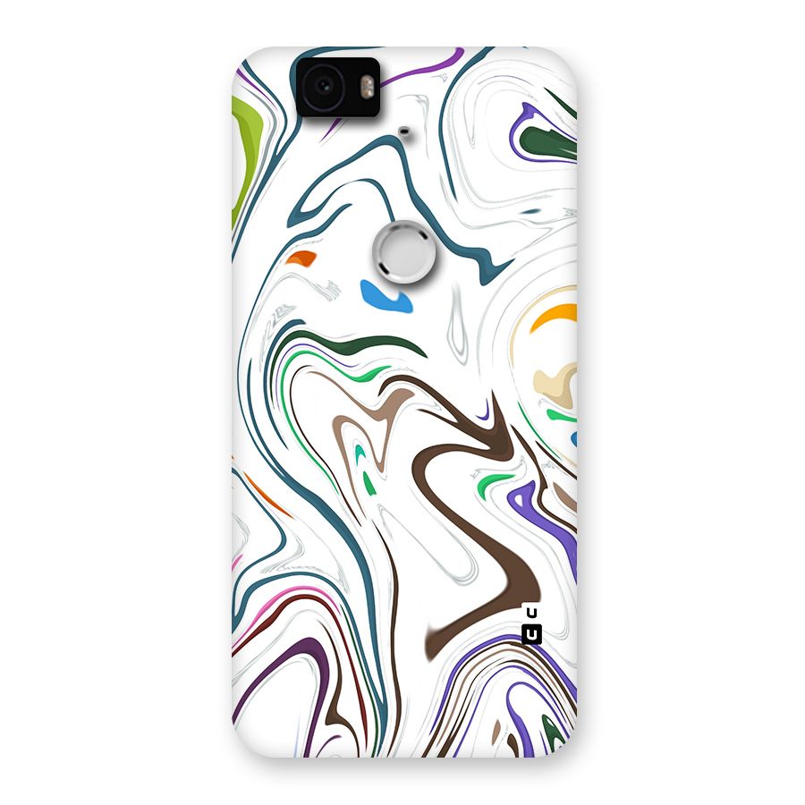 Marbled Printed Art Back Case for Google Nexus-6P
