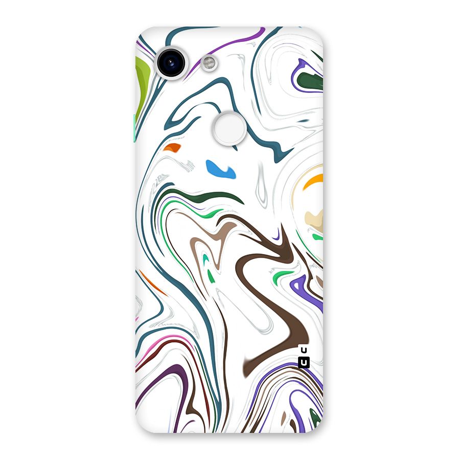 Marbled Printed Art Back Case for Google Pixel 3