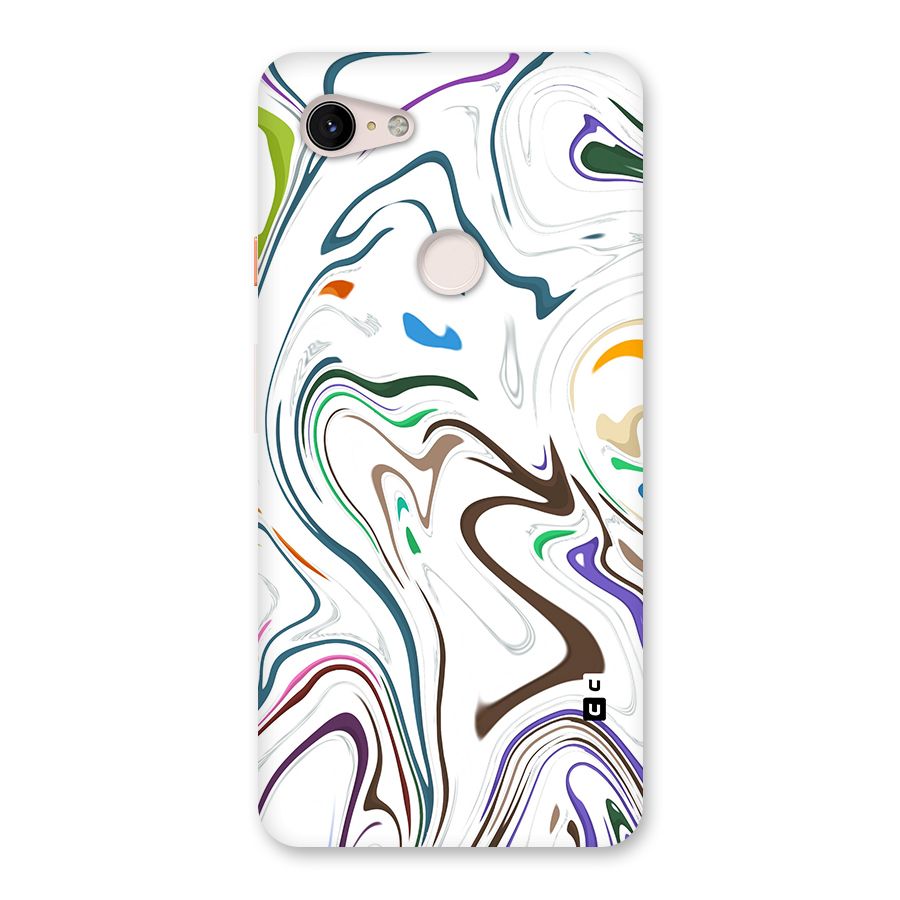 Marbled Printed Art Back Case for Google Pixel 3 XL