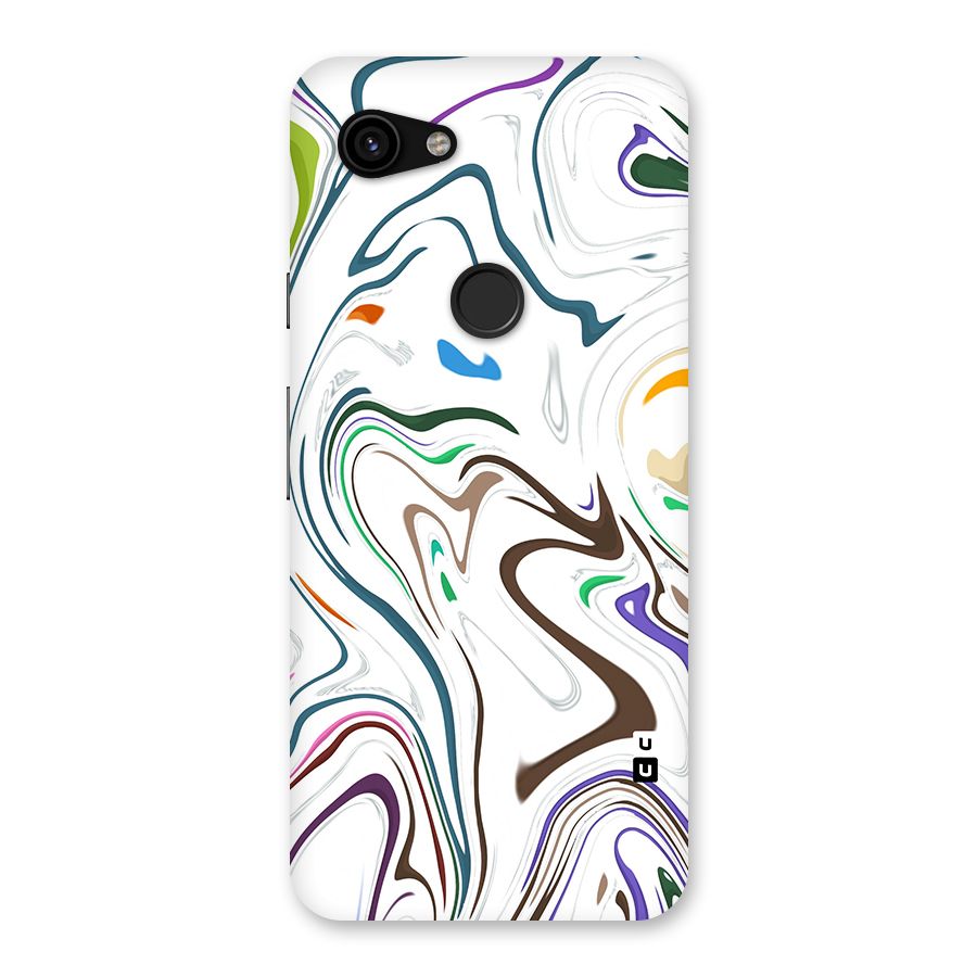 Marbled Printed Art Back Case for Google Pixel 3a