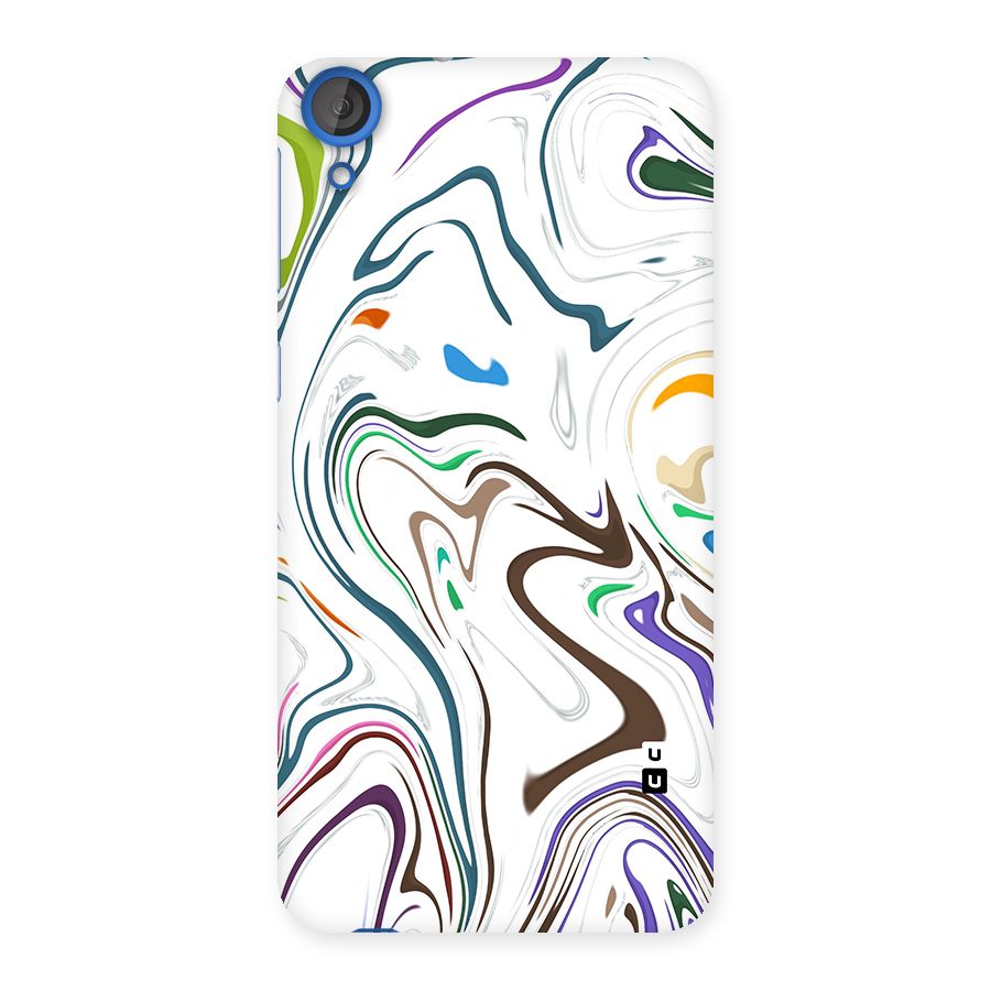 Marbled Printed Art Back Case for HTC Desire 820