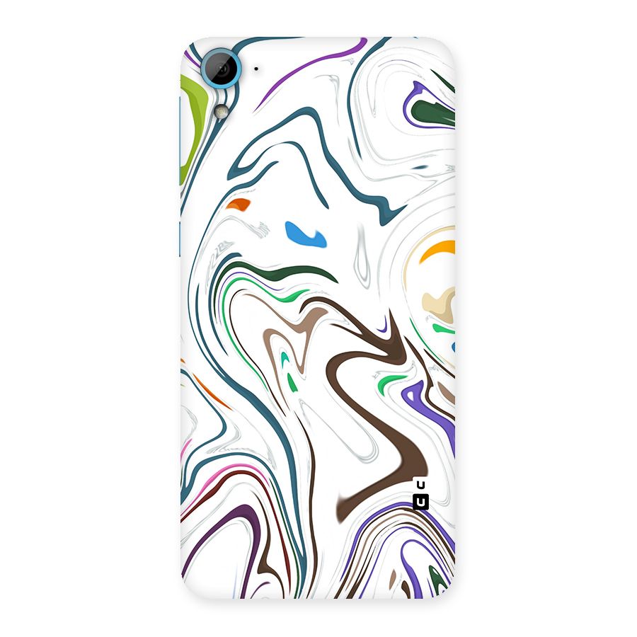 Marbled Printed Art Back Case for HTC Desire 826