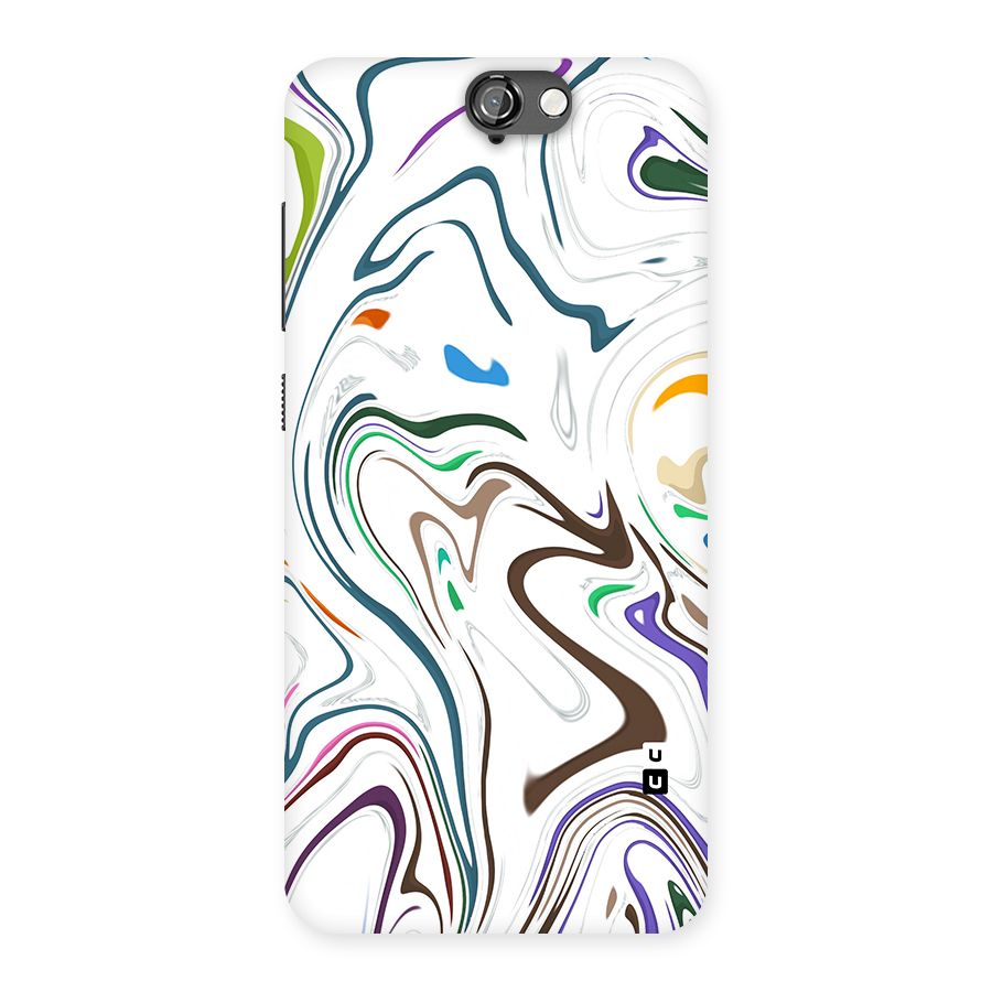 Marbled Printed Art Back Case for HTC One A9