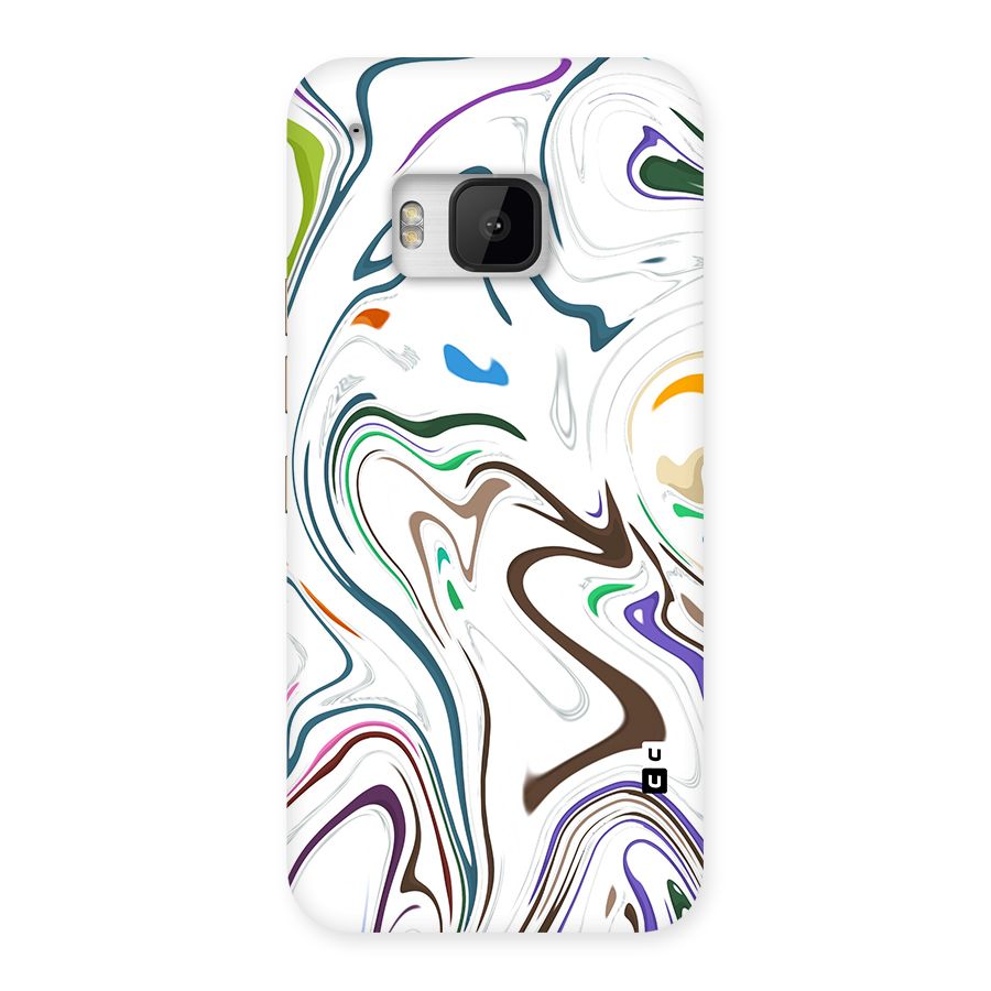 Marbled Printed Art Back Case for HTC One M9