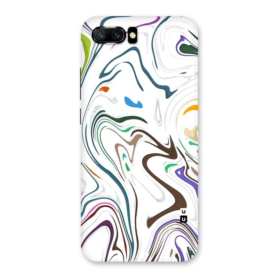 Marbled Printed Art Back Case for Honor 10
