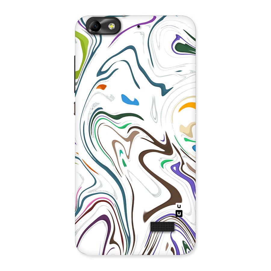 Marbled Printed Art Back Case for Honor 4C