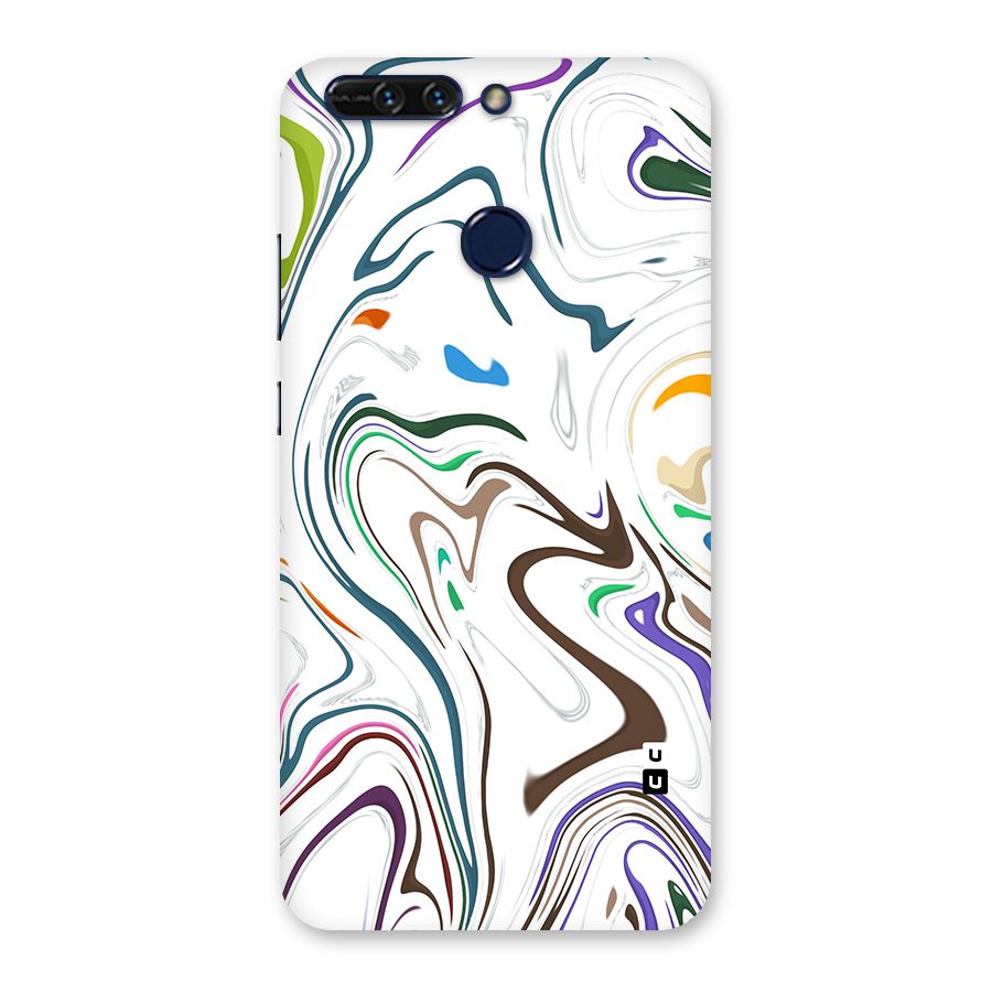 Marbled Printed Art Back Case for Honor 8 Pro