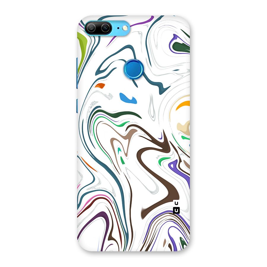 Marbled Printed Art Back Case for Honor 9 Lite