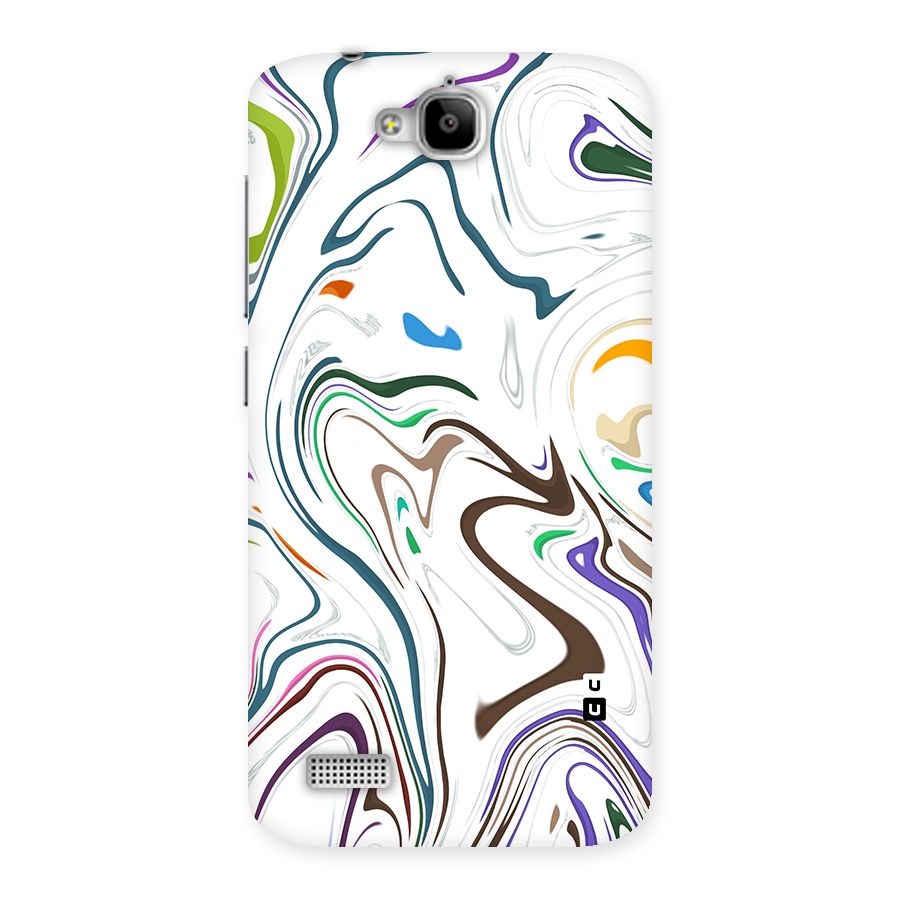 Marbled Printed Art Back Case for Honor Holly