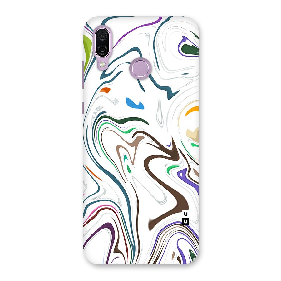 Marbled Printed Art Back Case for Honor Play