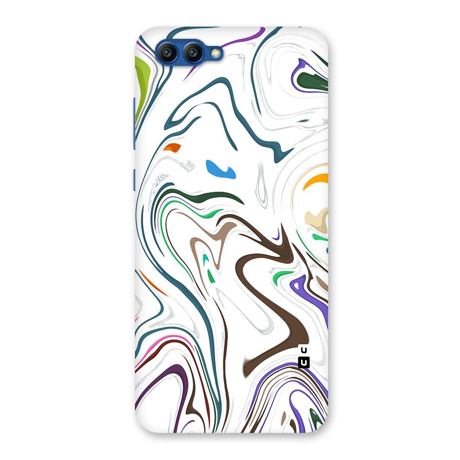 Marbled Printed Art Back Case for Honor View 10