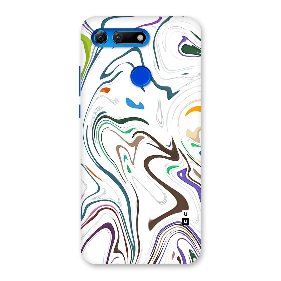 Marbled Printed Art Back Case for Honor View 20
