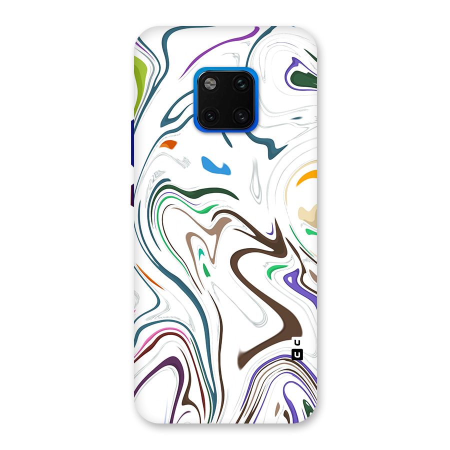 Marbled Printed Art Back Case for Huawei Mate 20 Pro
