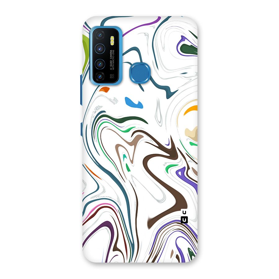 Marbled Printed Art Back Case for Infinix Hot 9