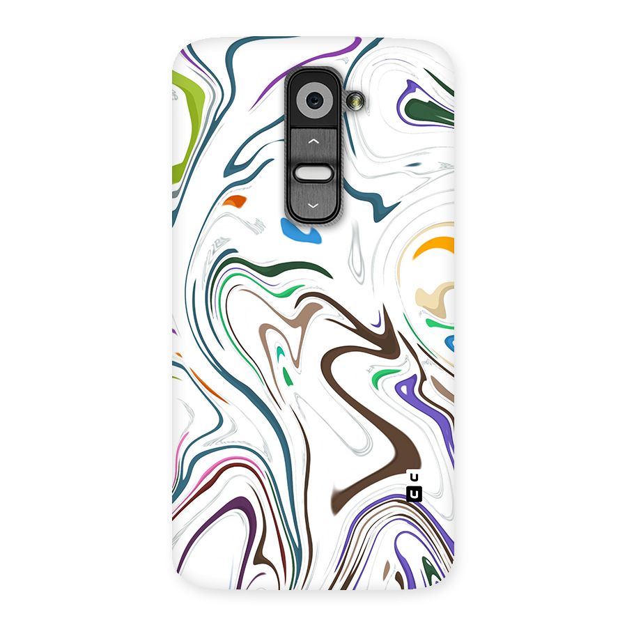 Marbled Printed Art Back Case for LG G2
