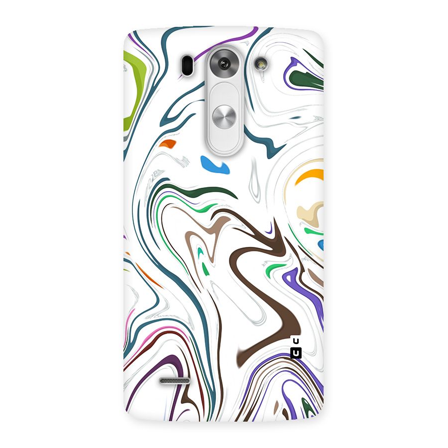 Marbled Printed Art Back Case for LG G3 Beat
