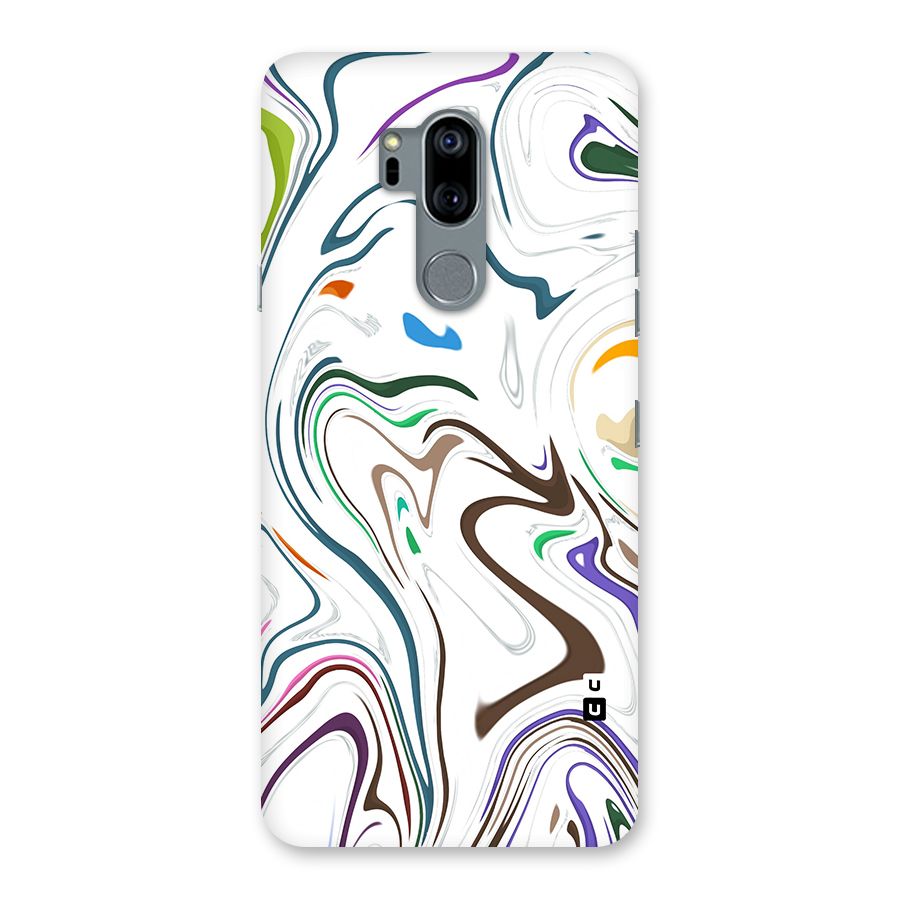 Marbled Printed Art Back Case for LG G7