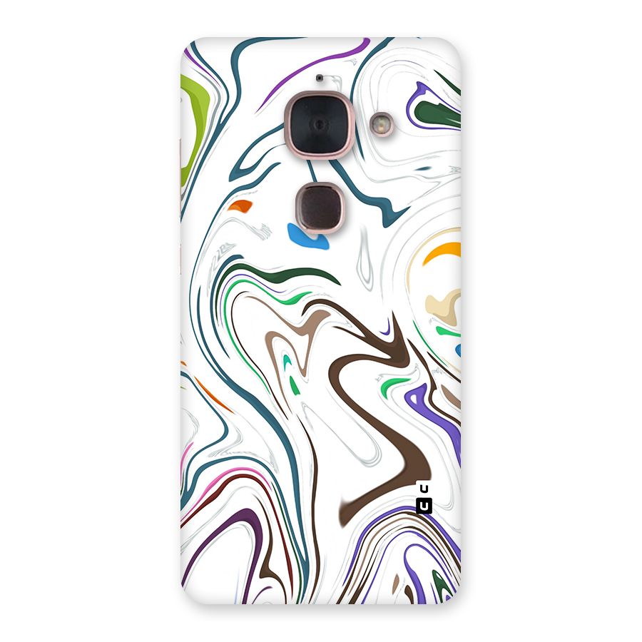 Marbled Printed Art Back Case for Le Max 2