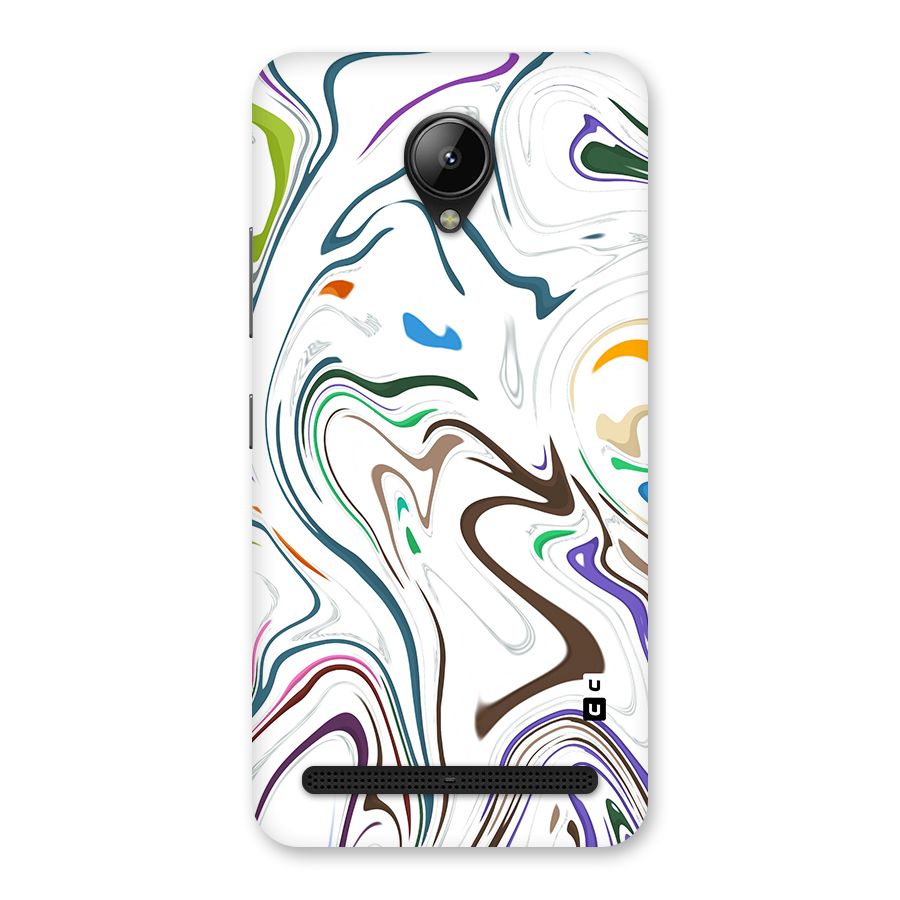 Marbled Printed Art Back Case for Lenovo C2