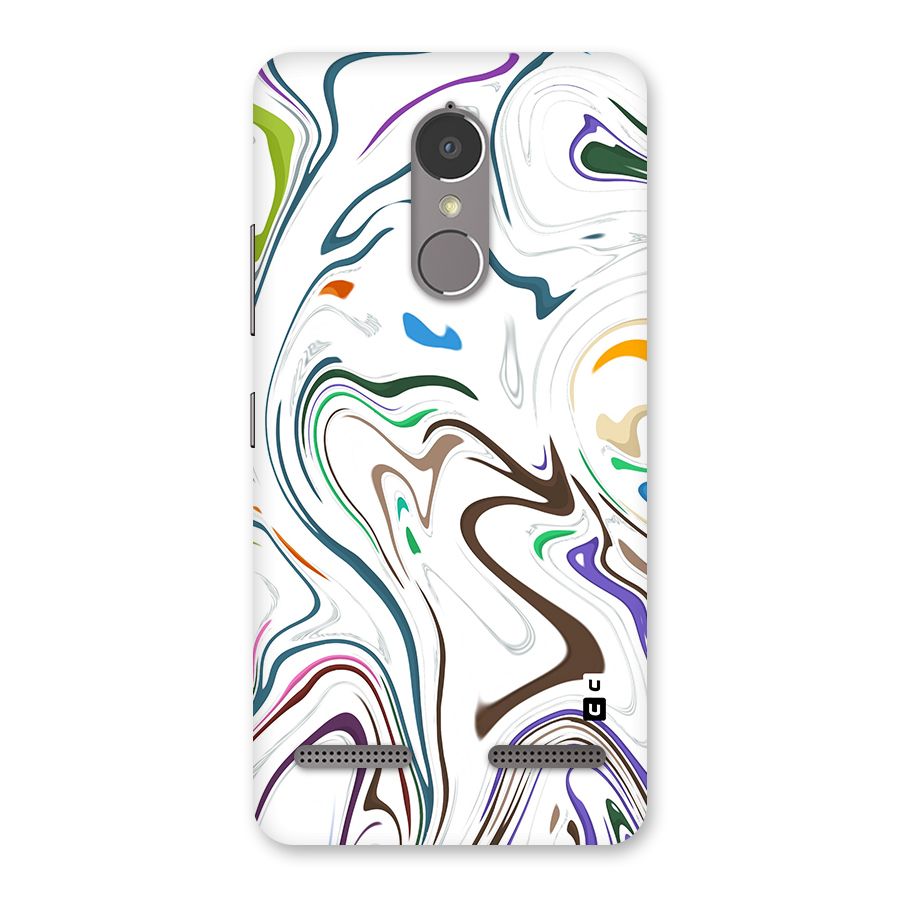 Marbled Printed Art Back Case for Lenovo K6