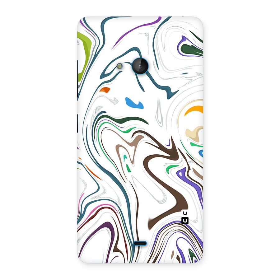 Marbled Printed Art Back Case for Lumia 540