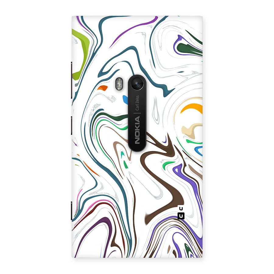 Marbled Printed Art Back Case for Lumia 920