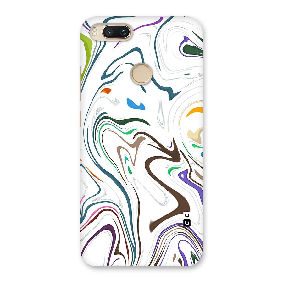 Marbled Printed Art Back Case for Mi A1