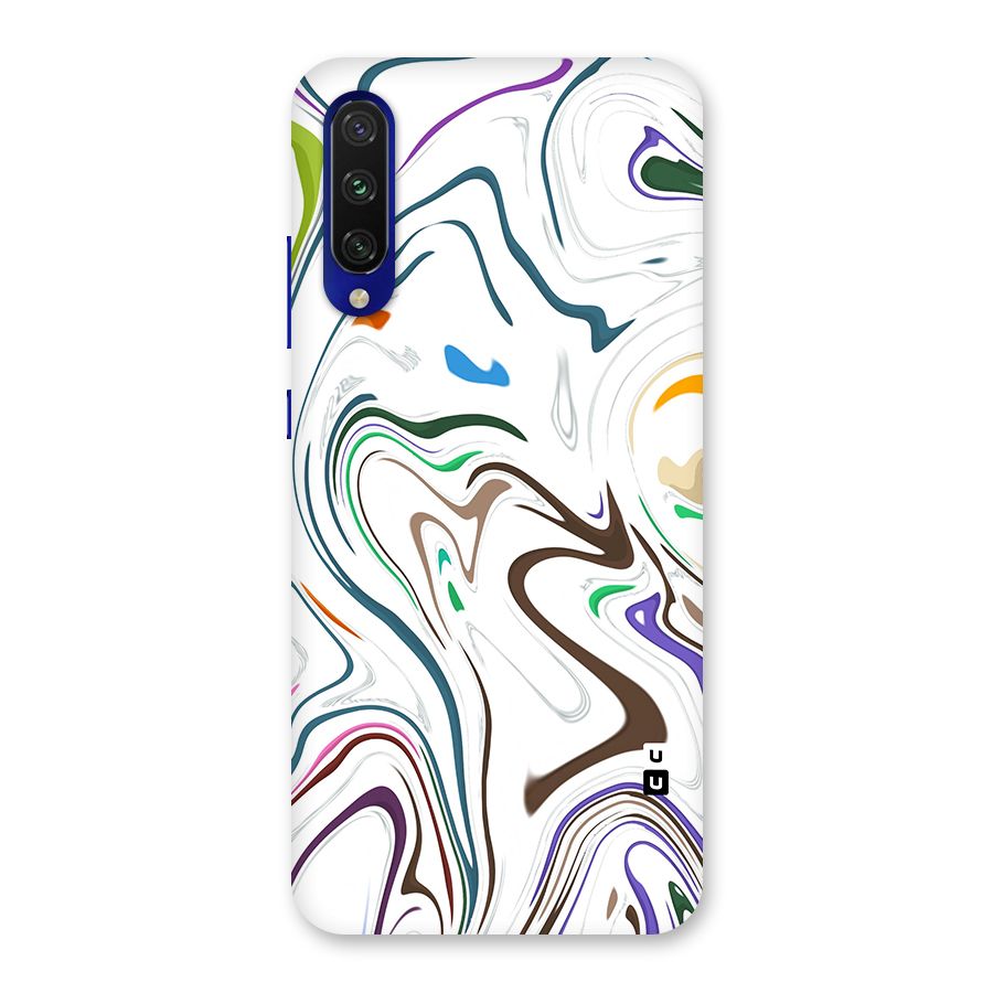 Marbled Printed Art Back Case for Mi A3