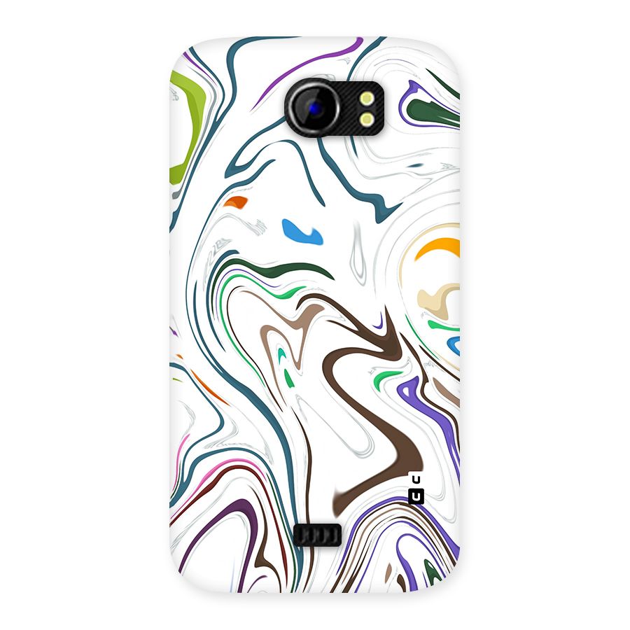 Marbled Printed Art Back Case for Micromax Canvas 2 A110