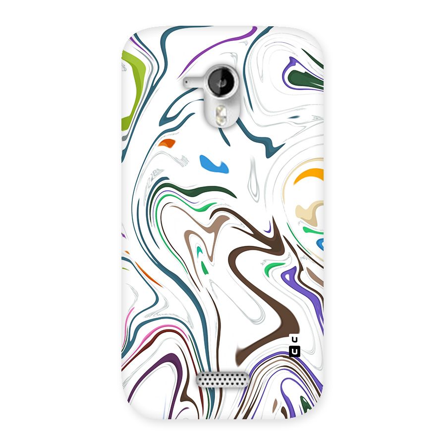 Marbled Printed Art Back Case for Micromax Canvas HD A116