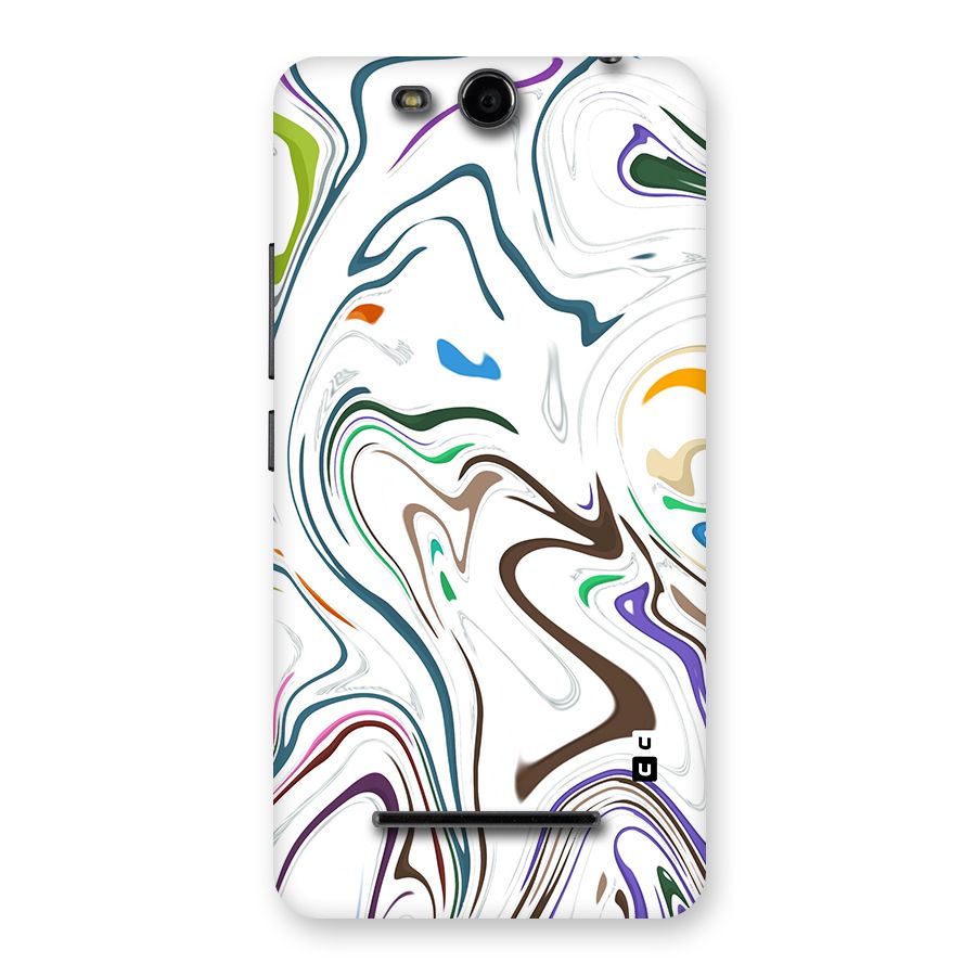 Marbled Printed Art Back Case for Micromax Canvas Juice 3 Q392