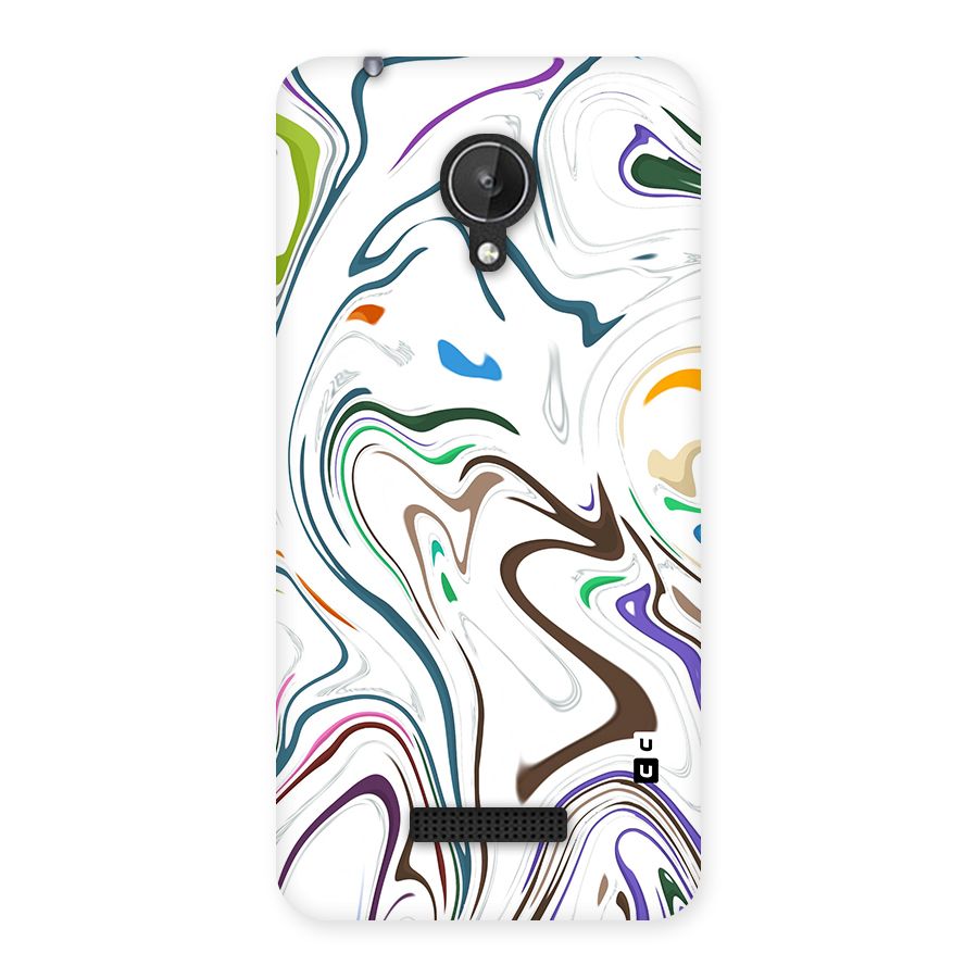 Marbled Printed Art Back Case for Micromax Canvas Spark Q380