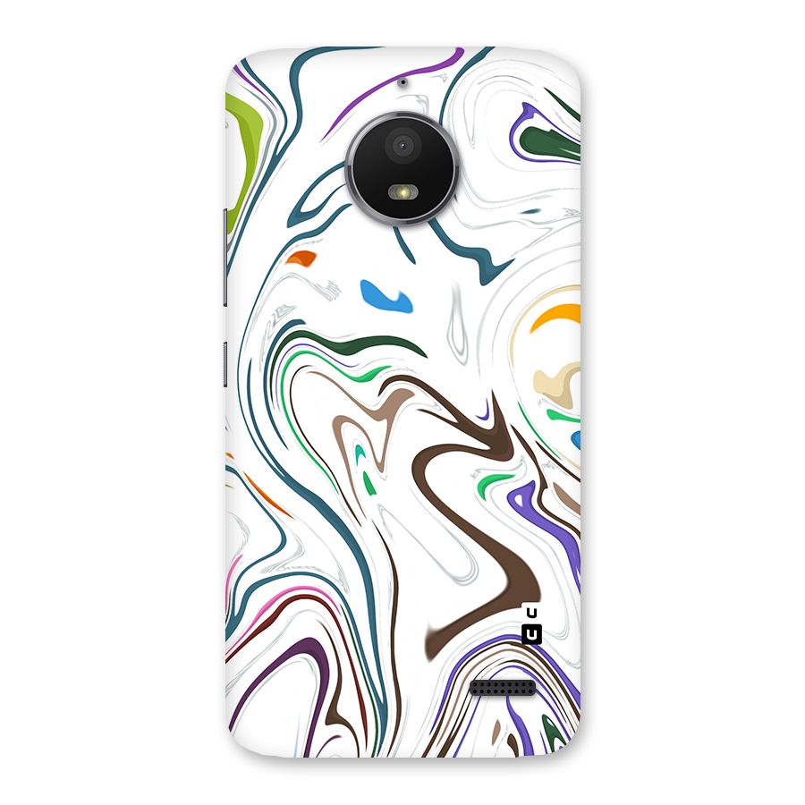 Marbled Printed Art Back Case for Moto E4