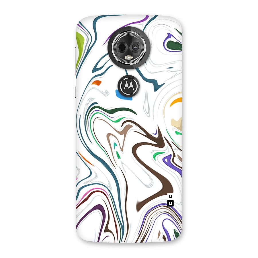 Marbled Printed Art Back Case for Moto E5 Plus