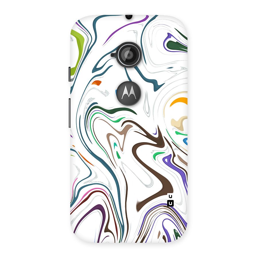 Marbled Printed Art Back Case for Moto E 2nd Gen
