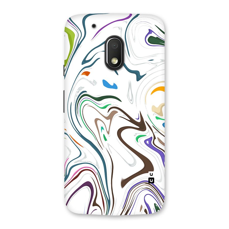 Marbled Printed Art Back Case for Moto G4 Play