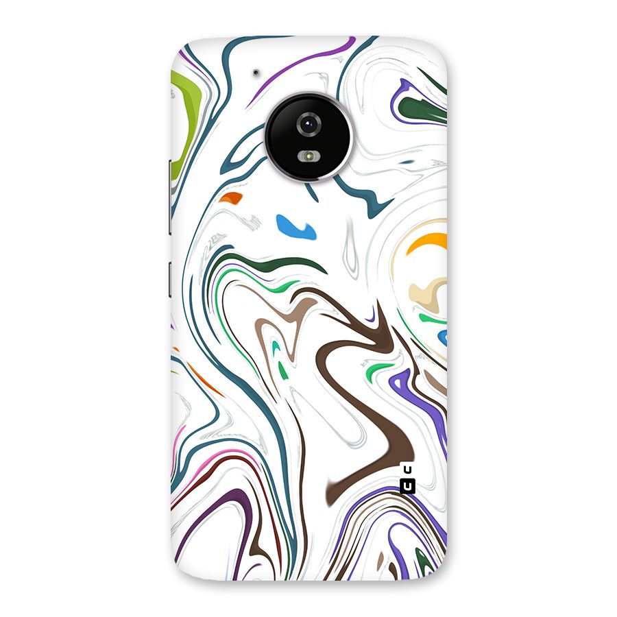 Marbled Printed Art Back Case for Moto G5