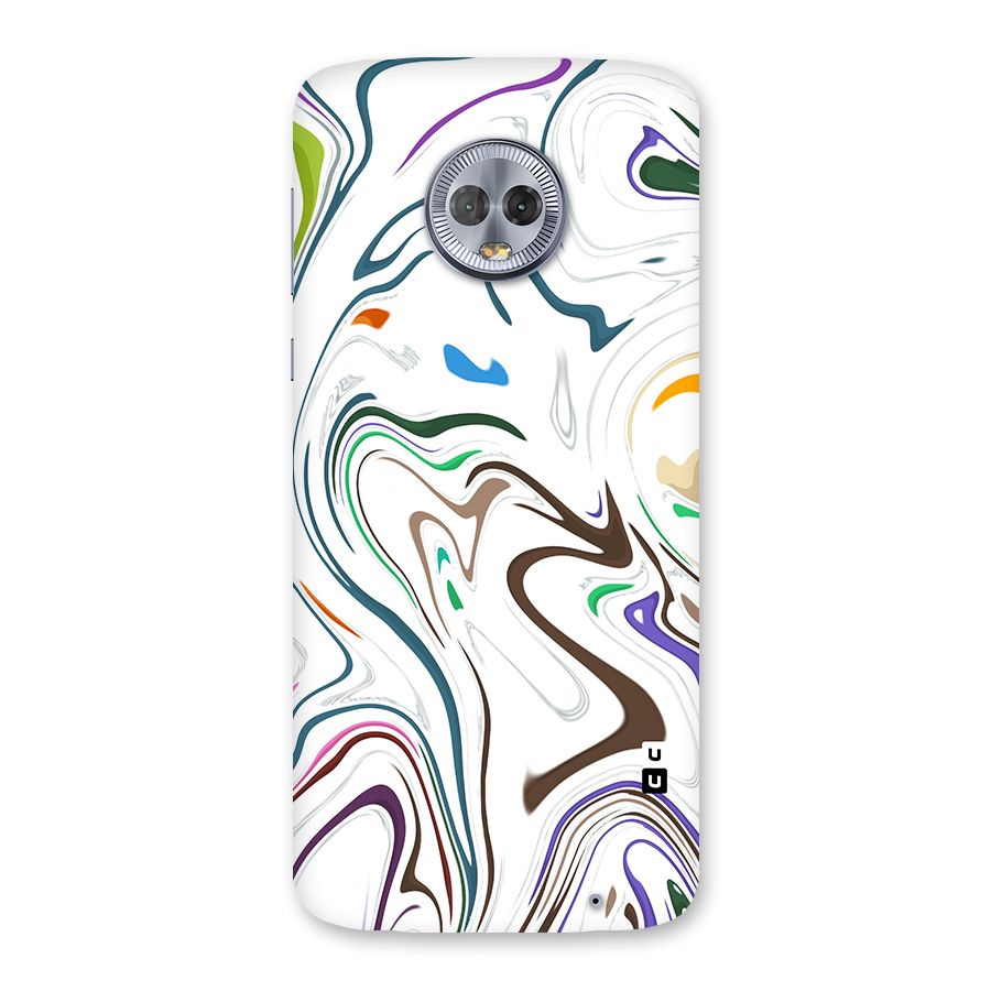 Marbled Printed Art Back Case for Moto G6 Plus