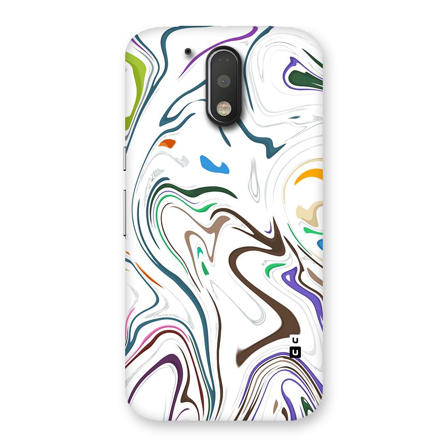 Marbled Printed Art Back Case for Motorola Moto G4