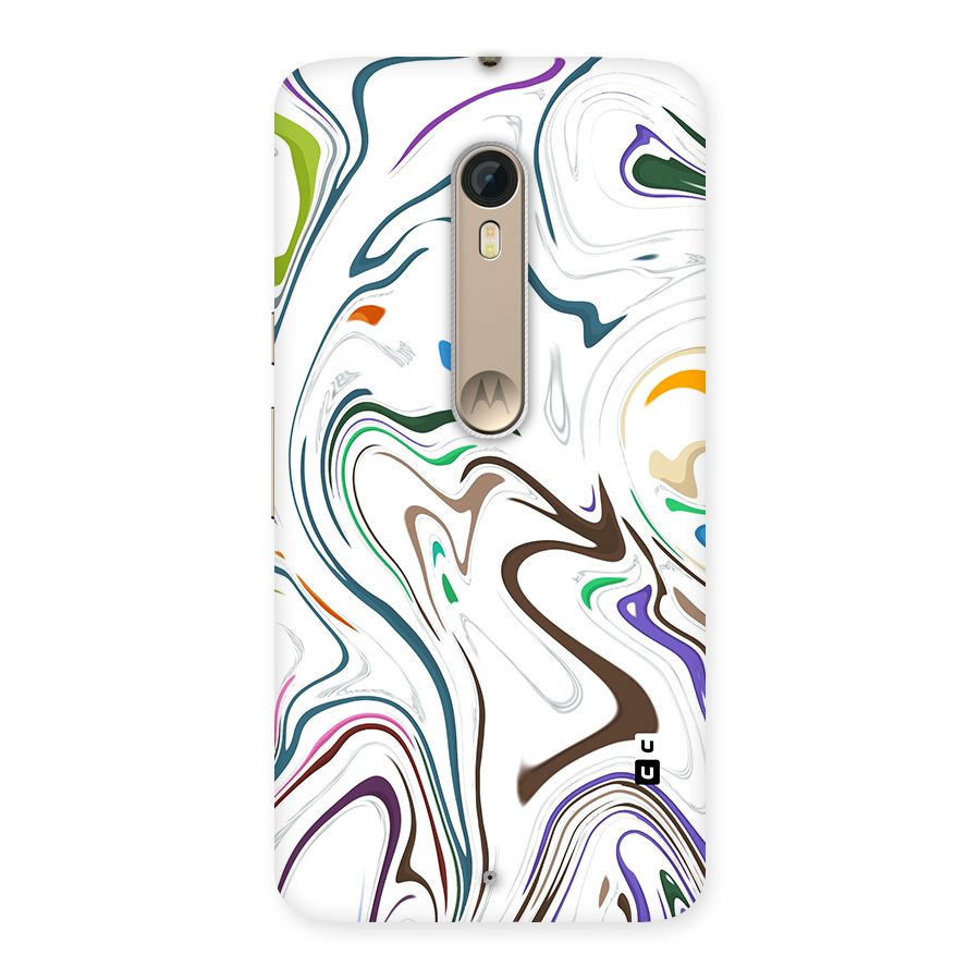 Marbled Printed Art Back Case for Motorola Moto X Style
