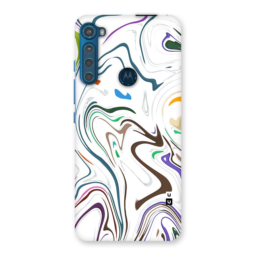 Marbled Printed Art Back Case for Motorola One Fusion Plus