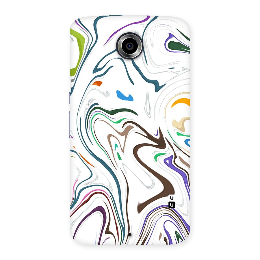 Marbled Printed Art Back Case for Nexsus 6