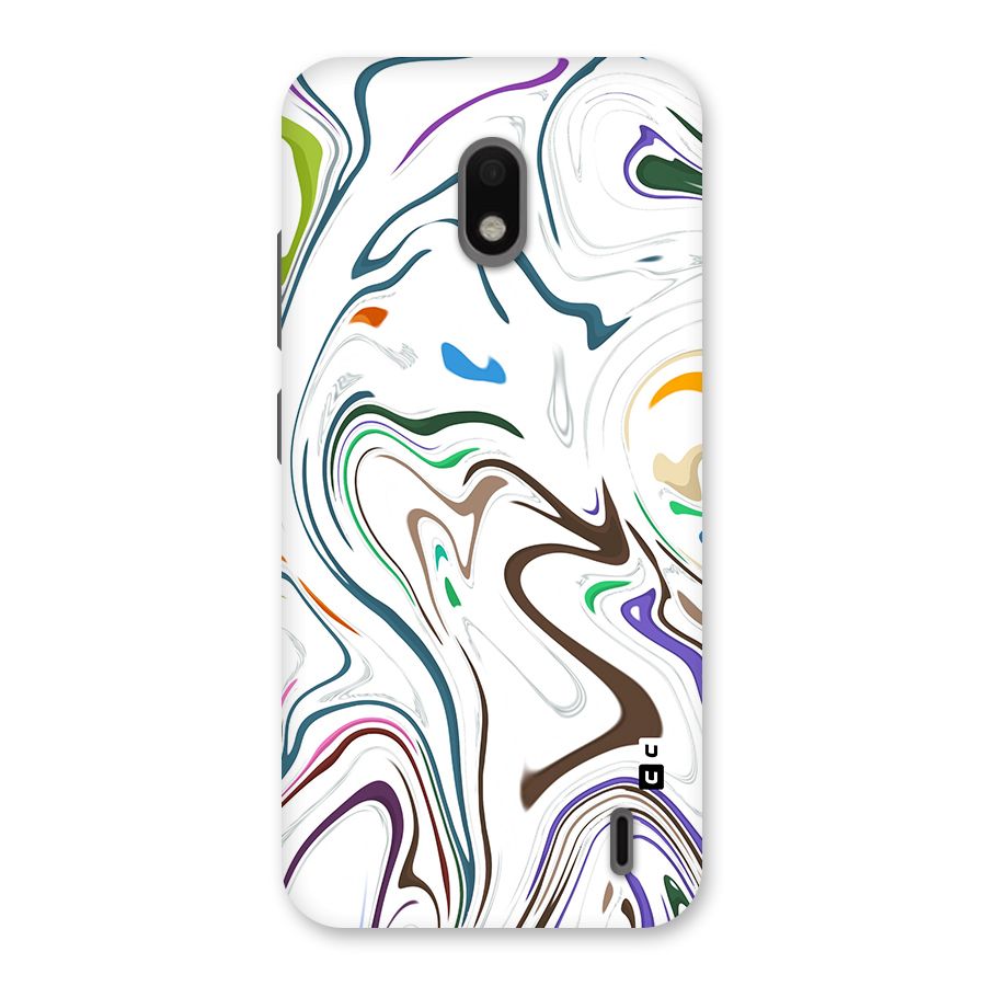 Marbled Printed Art Back Case for Nokia 2.2