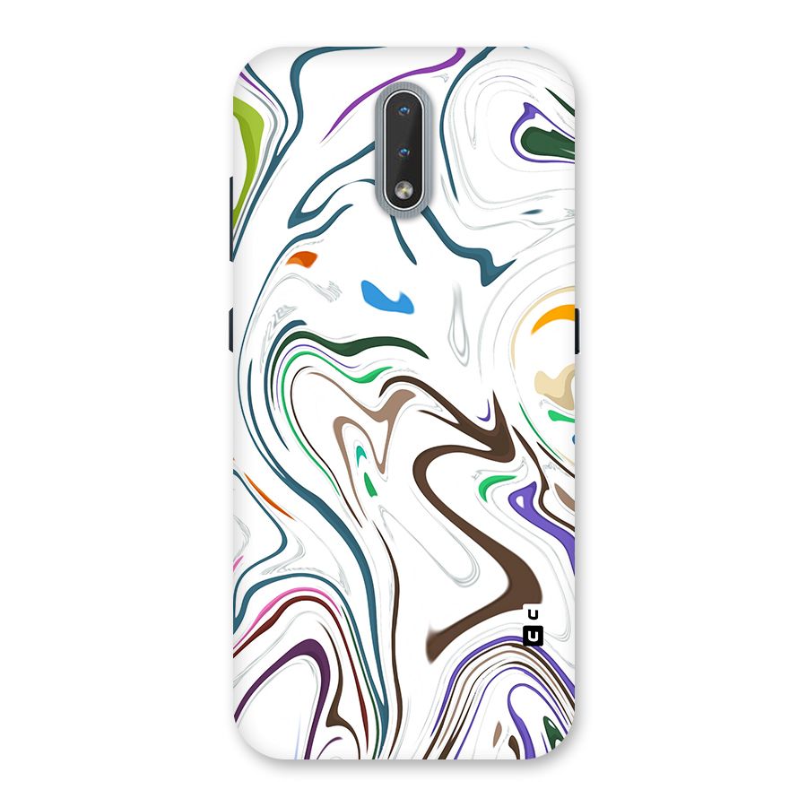 Marbled Printed Art Back Case for Nokia 2.3