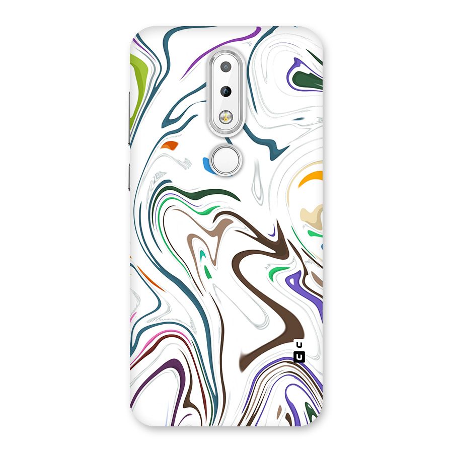Marbled Printed Art Back Case for Nokia 6.1 Plus