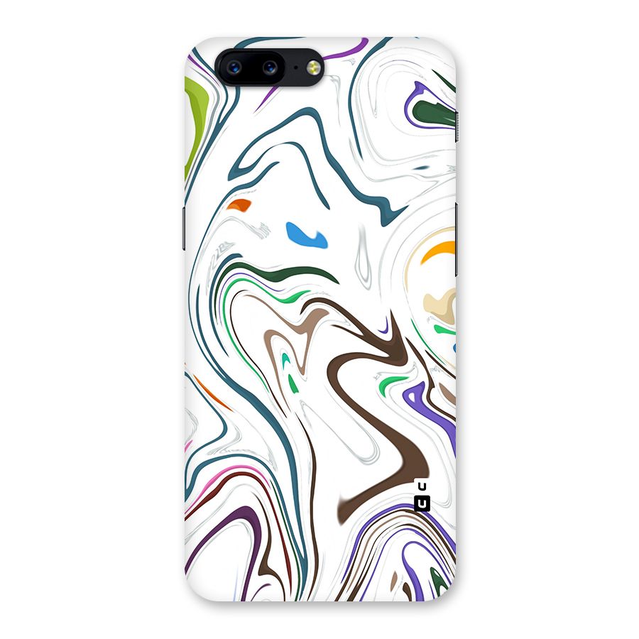 Marbled Printed Art Back Case for OnePlus 5
